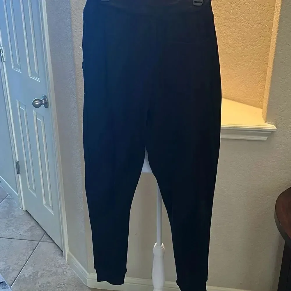 SHHH Bobby Shmurda Mens Medium Graphic Pants Joggers Black Activewear NWOT